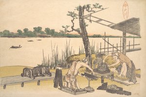 Erilainen ikkuna, vai mitä? 1801-4. tekijältä Katsushika Hokusai