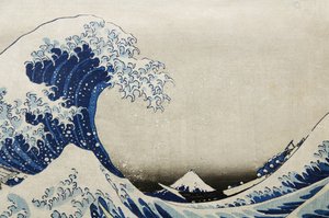 La Gran ola de Kanagawa tekijältä Katsushika Hokusai