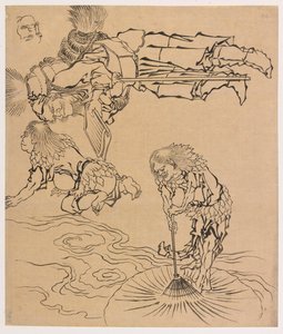 Legendaariset olennot, 1700-luvun loppu - 1800-luvun alku. tekijältä Katsushika Hokusai