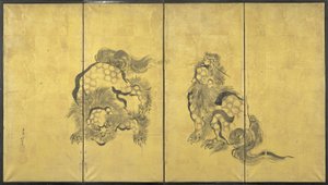 Lions tekijältä Katsushika Hokusai