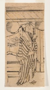 Matsumoto Ogi Asu Tsurigane Mibu, 1788-92 (DBock) tekijältä Katsushika Hokusai