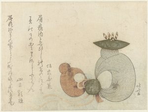 Apina-nuket tekijältä Katsushika Hokusai