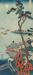 Tulosta sarjasta "Kiinalaisten ja japanilaisten runojen todellinen peili tekijältä Katsushika Hokusai