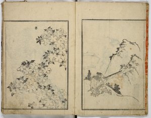 Hokusain satunnaisia luonnoksia tekijältä Katsushika Hokusai
