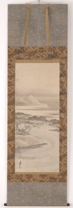 Jokimaisema, 1760-1849. tekijältä Katsushika Hokusai