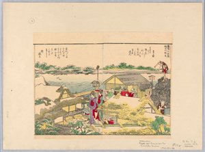 Kohtaus Sumida-joella tekijältä Katsushika Hokusai