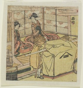 Shinagawa c. 1804 tekijältä Katsushika Hokusai