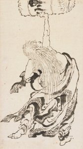 Neitsyt, sake-perhe, Edo-kausi vai? 1840-luku. tekijältä Katsushika Hokusai