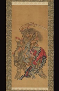 Shōki, demonien kukistaja tekijältä Katsushika Hokusai