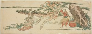 Höyhenviitta (Hagoromo) tekijältä Katsushika Hokusai