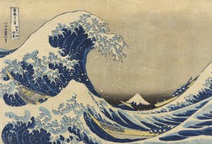 Suuri aalto Kanagawan edustalla tekijältä Katsushika Hokusai
