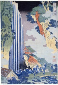 Ono-vesiputous Kisokaidolla tekijältä Katsushika Hokusai
