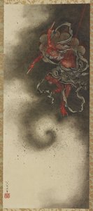 Ukkosen jumala, Edo-kausi tekijältä Katsushika Hokusai