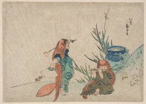 Kaksi shōjō tekijältä Katsushika Hokusai