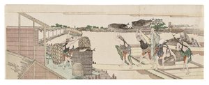 Boniton purkaminen myyntiä varten tekijältä Katsushika Hokusai