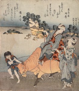 Näkymä Koshigoesta Shichiri-ga-hamasta tekijältä Katsushika Hokusai