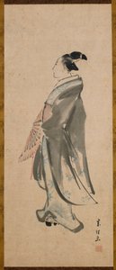 Nuori mies, Edo-kausi, n. 1795-1798. tekijältä Katsushika Hokusai