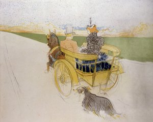 Nimetön. Henri de Toulouse-Lautrec (1864-1901). Litografia. Petit Museum, Limoux.