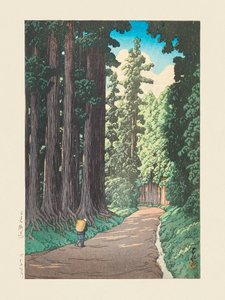 Nikko Gaido (Tie Nikkoon) (1930) tekijältä Kawase Hasui
