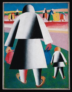 Harvest (maalaus kankaalle) tekijältä Kazimir Severinovich Malevich