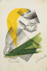 Rukous II, n. 1913 tekijältä Kazimir Severinovich Malevich