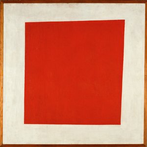 Punainen tori (öljy kankaalle) tekijältä Kazimir Severinovich Malevich