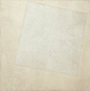 Suprematistinen sävellys: Valkoinen valkoisella, 1918