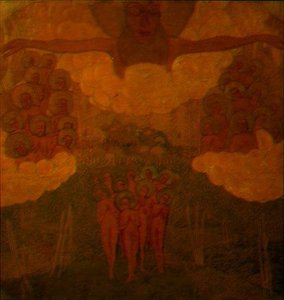 Taivaan riemuvoitto, freskotutkimus. tekijältä Kazimir Severinovich Malevich
