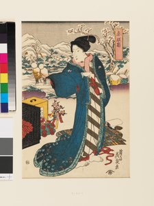 Akasakan asema tekijältä Keisai (1790-1848) Eisen