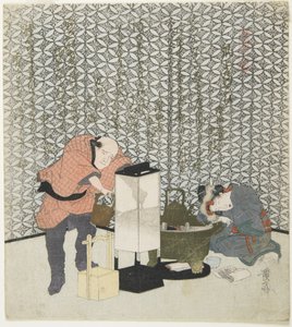 Happy Rats, 1828 tekijältä Keisai Eisen