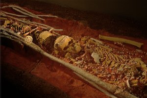 Arkeologia; Hominidit; Hominin; Ihminen Ev - Homo sapien Sapiens; Ihmisen evoluutio; Ice A..., 2000 (kuva) tekijältä Kenneth Garrett