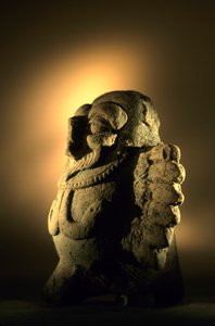 Artefakti, Cancuen, Guatemala, Arthur Demarest, Tomas Barrientos, Maya, palatsi, Classi..., 2004 (kuva) tekijältä Kenneth Garrett