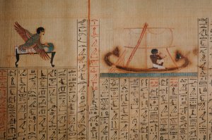 Maiherpri-papyrus, Kuolleiden kirja, kuninkaiden laaksossa sijaitsevasta, ruiskuttamattomasta haudasta, Ma..., 2007 (kuva) (kuva) tekijältä Kenneth Garrett