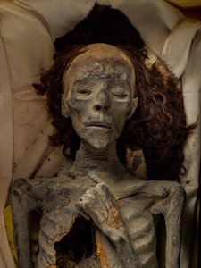Tiyen muumio, Amenhotep III:n vaimo ja Tutin isoäiti. 18. dynastia; Uusi kuningas..., 2005 (kuva)