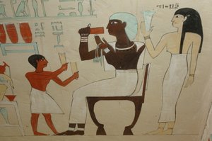 Ashaytin sarkofagi, yksityiskohta, Mustat faaraot, nubialaiset, Egypti, Egyptin museo, C..., 2007 (kuva) (kuva) tekijältä Kenneth Garrett