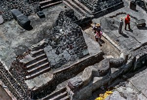 Tenochtitlan, Templo Mayor, atsteekit, kalenteri, Meksiko, arkeologia, Mexico City, instit..., 2010 (kuva) tekijältä Kenneth Garrett