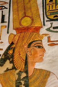 Ramses II:n (Suuren) vaimon Nefertarin hauta, Kuningattarien laakso; Egypti, Uusi valtakunta.