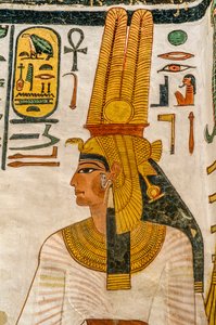 Kuningatar Nefertarin hauta; Egypti, Kuningattarien laakso, Uusi valtakunta, Egypti, Ramin vaimo,...