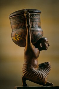 Unguent-astia; Haityn hauta; Amenhotep IV:n valtakausi; Akhenaten; Amarna,, 2009 (kuva) tekijältä Kenneth Garrett