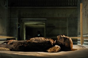 mm7864; 18. dynastia; Uusi valtakunta; Egypti; DNA; Näyte; Muumio, tuntematon muumio, 2005 (kuva) tekijältä Kenneth Garrett