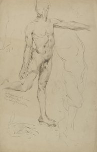 (Untitled) (Studies of Male Nudes) (Tutkimuksia miespuolisista alastonkuvista) tekijältä Kenyon Cox