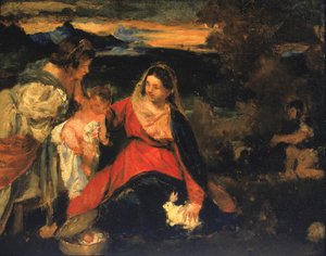 Titianin Kanin Madonna, 1878-1882 jälkeen.