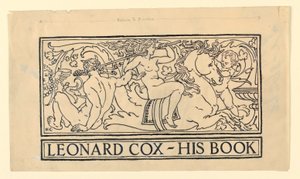 Kirjakilpi Leonard Coxille tekijältä Kenyon Cox