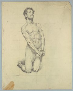 Estudi de figures per a "La temptació de Sant Antoni" finlandès tekijältä Kenyon Cox