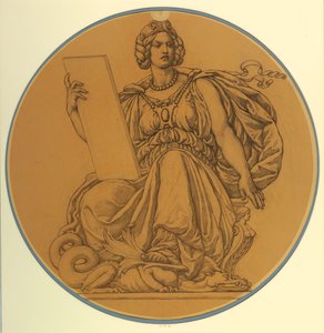 Opiskele "lakia", Lunette Hudson Countyn oikeustalossa, Jersey Cityssä, NJ tekijältä Kenyon Cox