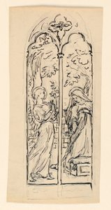 Tutkimus "The Annunciation" tekijältä Kenyon Cox