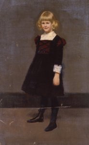 Nimetön, Nuoren tytön muotokuva, n. 1900. tekijältä Kenyon Cox