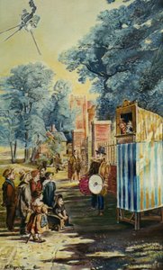The Show (Punch And Judy) (maalaus) tekijältä Kevin Parrish