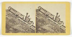 Ascending Mt. Washington, 185575. Tekijät: Kilburn Brothers, BW Kilburn.
