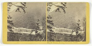 Profile House, Franconia Notch, 185575. Tekijät: Kilburn Brothers, BW Kilburn.